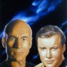 Captains John Luc Picard and James T. Kirk ~ Sold!